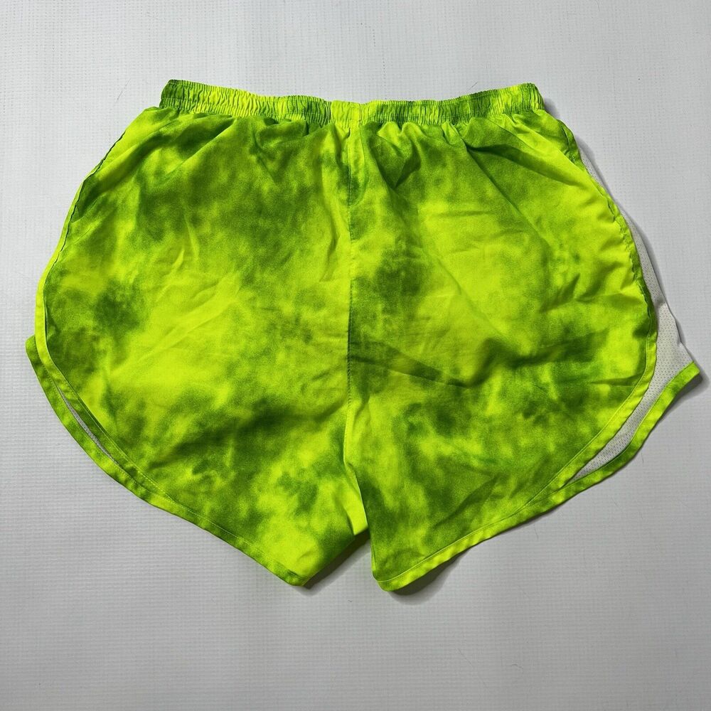 Nike Green Yellow Tempo Dri Fit Athletic Running Shorts Women's Size XS Lined - Picture 10 of 12